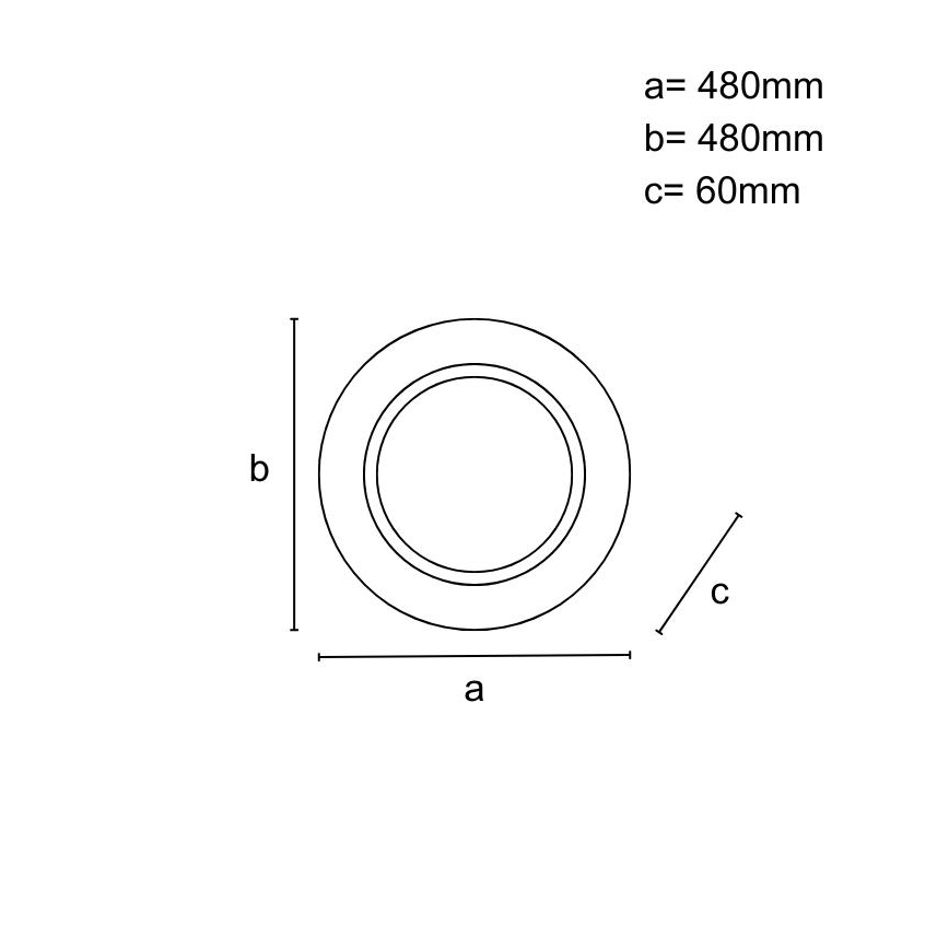 Plafonnier LED dimmable LED/25W/230V 3000-6500K + télécommande