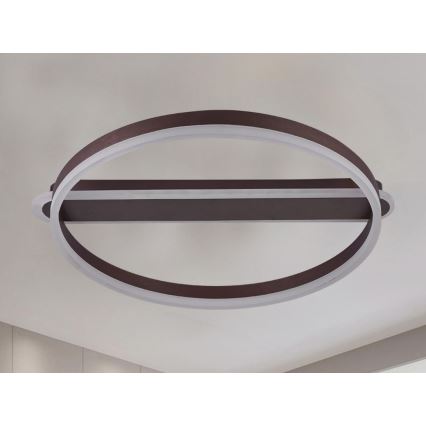 Plafonnier LED dimmable LED/60W/230V 3000-6500K + télécommande