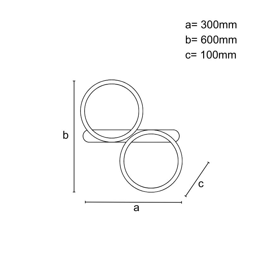 Plafonnier LED dimmable LED/60W/230V 3000-6500K + télécommande
