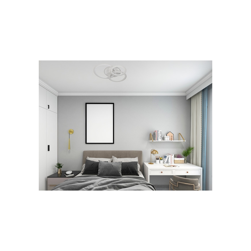 Plafonnier LED dimmable LED/90W/230V 3000-6500K + télécommande