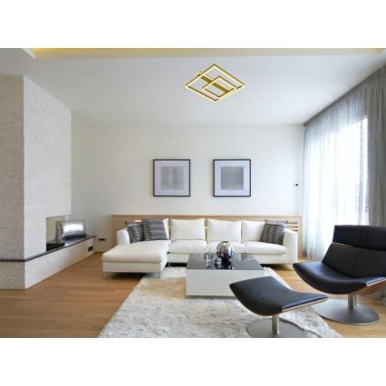 Plafonnier LED dimmable LED/95W/230V 3000-6500K + télécommande