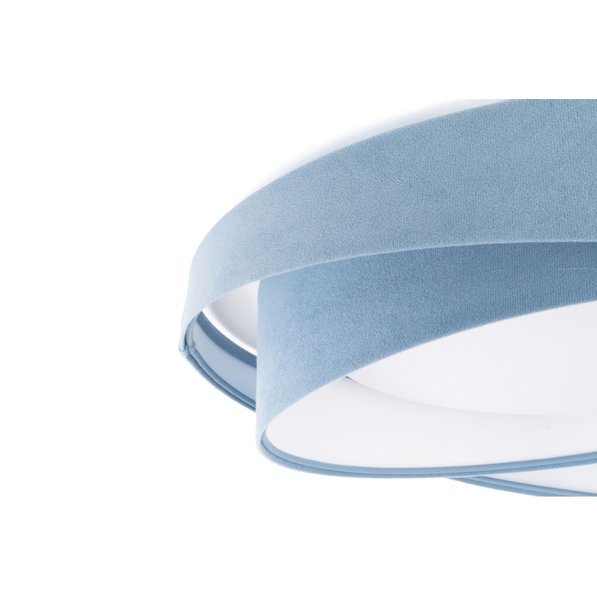 Plafonnier LED dimmable SMART GALAXY MODERN LED/24W/230V 3000-6500K Ø 55 cm bleu + télécommande