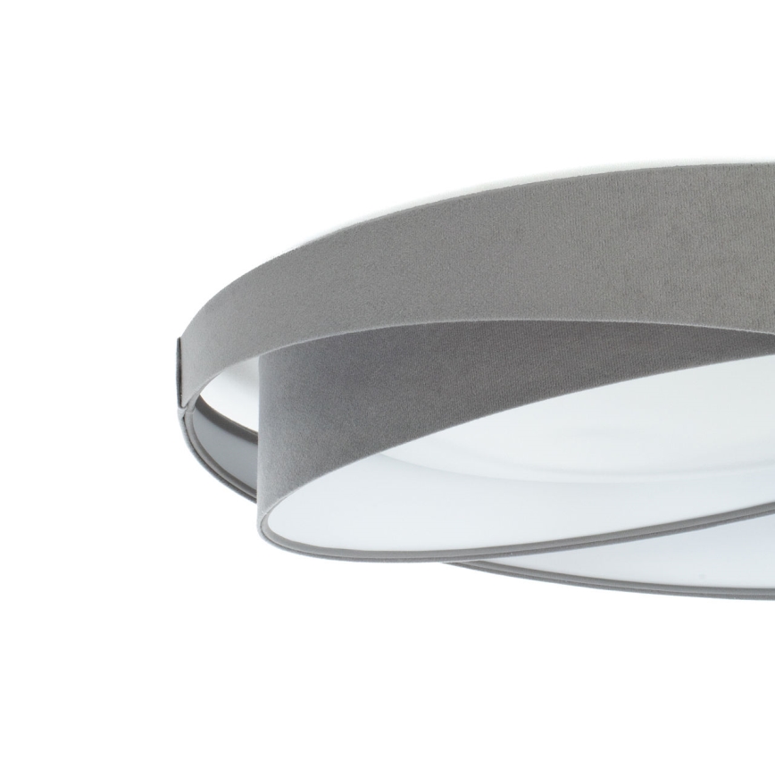 Plafonnier LED dimmable SMART GALAXY MODERN LED/24W/230V 3000-6500K Ø 55 cm gris/blanc + télécommande