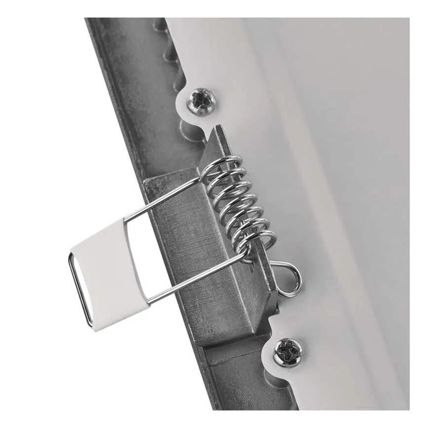 Plafonnier LED encastré NEXXO LED/7W/230V 3000/3500/4000K argenté 12x12 cm
