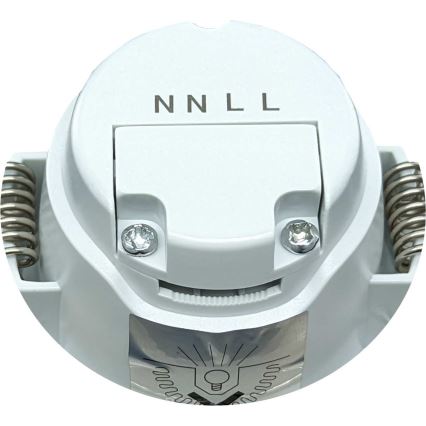 Plafonnier encastré LED pour salle de bains BONO LED/8W/230V 4000K IP65 chrome mat