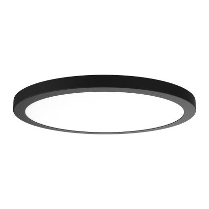 Plafonnier LED EVORA LED/18W/230V 3000/4000/6000K Ø 22,5 cm noir