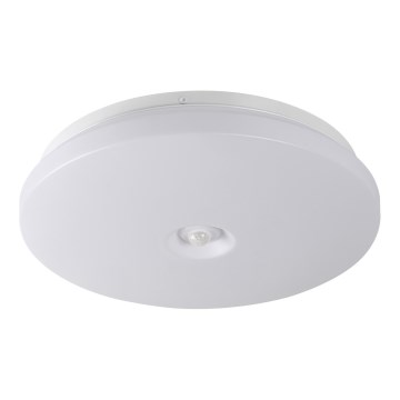 Plafonnier LED FOGLER LED/24W/230V Ø 38 cm, avec détecteur de mouvement et capteur crépusculaire