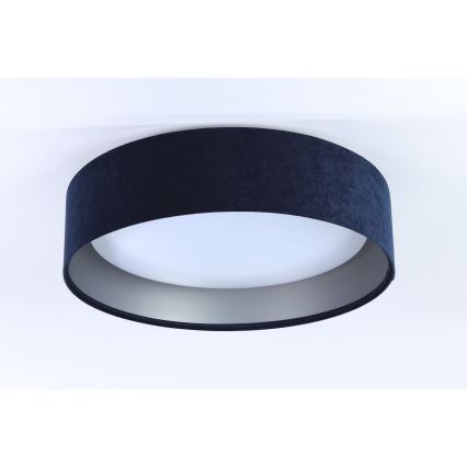 Plafonnier LED GALAXY LED/24W/230V diam. 44 cm bleu/argenté