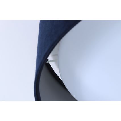 Plafonnier LED GALAXY LED/24W/230V diam. 44 cm bleu/argenté