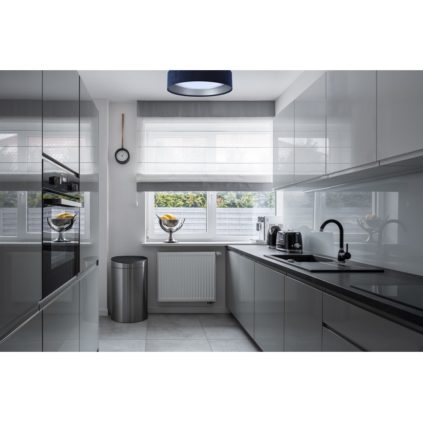 Plafonnier LED GALAXY LED/24W/230V diam. 44 cm bleu/argenté