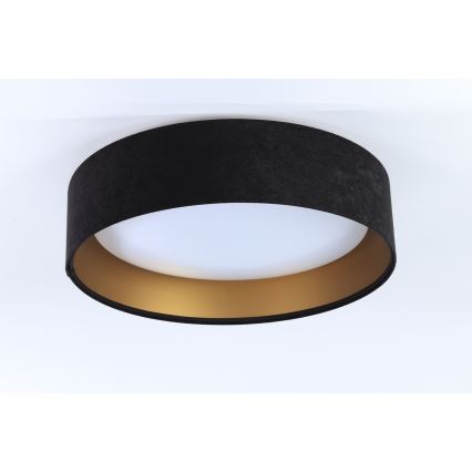 Plafonnier LED GALAXY LED/24W/230V Ø 44 cm noir/doré