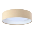 Plafonnier LED GALAXY LED/24W/230V Ø 44 cm beige/blanc