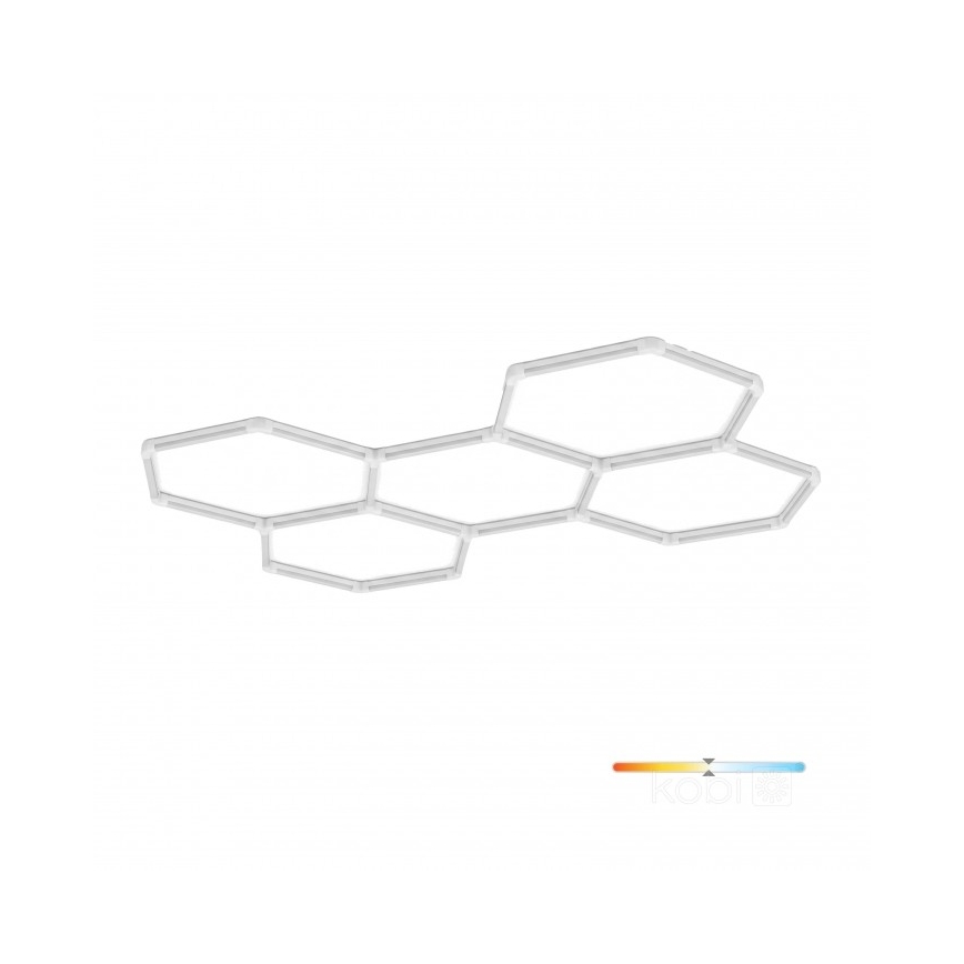 Plafonnier LED HEXLINE LED/216W/230V 4000K 208x300 cm blanc