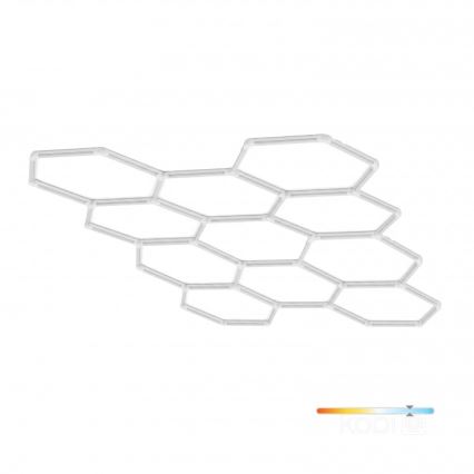 Plafonnier LED HEXLINE LED/513W/230V 6500K 300x516 cm blanc