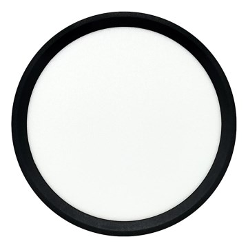 Plafonnier LED LED/18W/230V 3000/4000/6500K Ø 23 cm noir