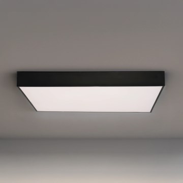 Plafonnier LED LED/215W/230V 3000/4000/6500K 80x80 cm noir