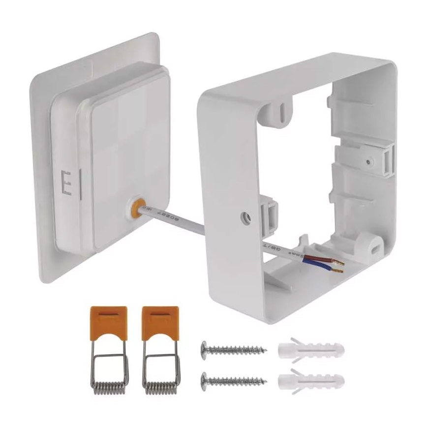 plafonnier LED LED/9W/230V 12x12 cm blanc