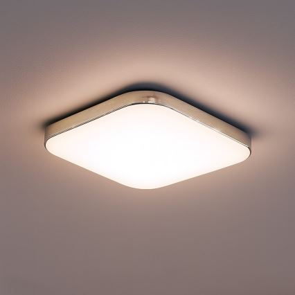 Plafonnier LED NEMO LED/11W/230V 26x26 cm chrome brillant