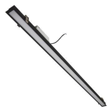 Plafonnier LED REDOM LED/42W/230V 3000K 120 cm noir