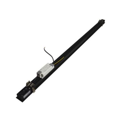 Plafonnier LED REDOM LED/42W/230V 3000K 120 cm noir