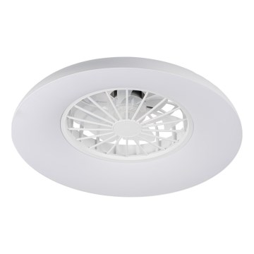 Plafonnier LED RGBW dimmable avec ventilateur PLAVE PAN LED/24W/230V 3000-6500K Ø 48,5 cm blanc + télécommande