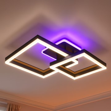 Plafonnier LED RGBW dimmable LED/75W/230V 3000-6500K + télécommande