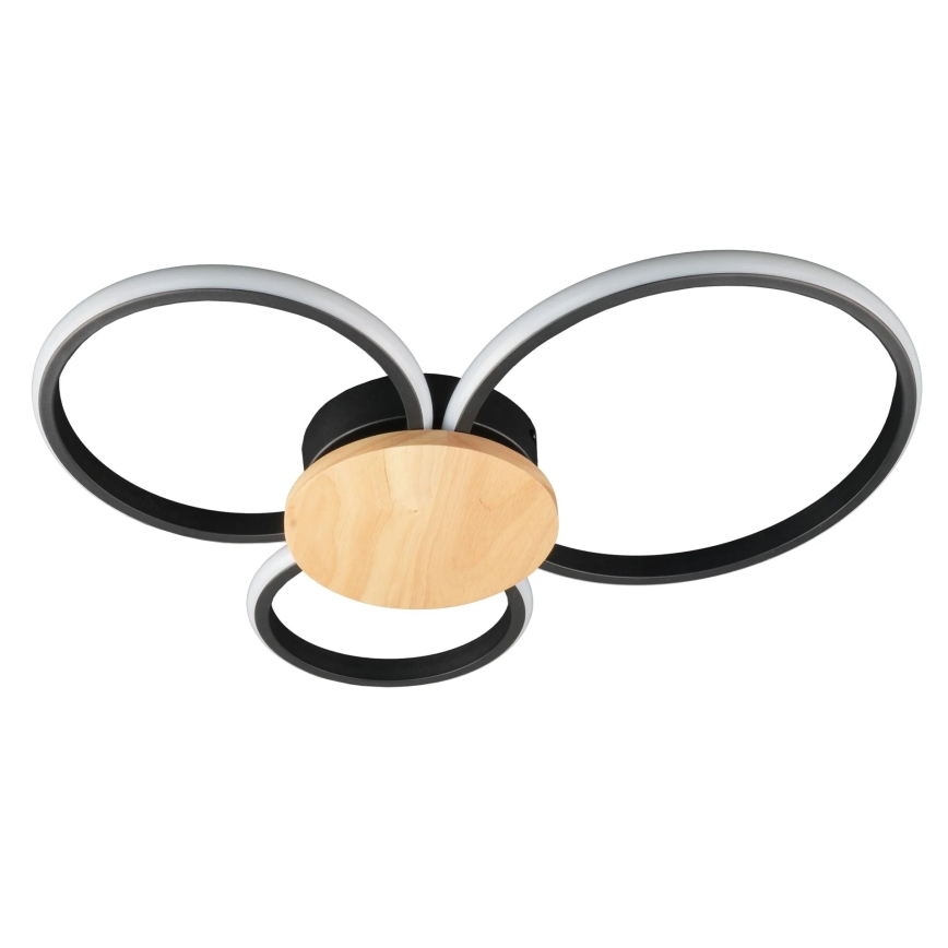 Plafonnier LED SABINA LED/38W/230V en bois d'hévéa