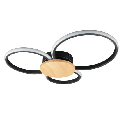 Plafonnier LED SABINA LED/38W/230V en bois d'hévéa