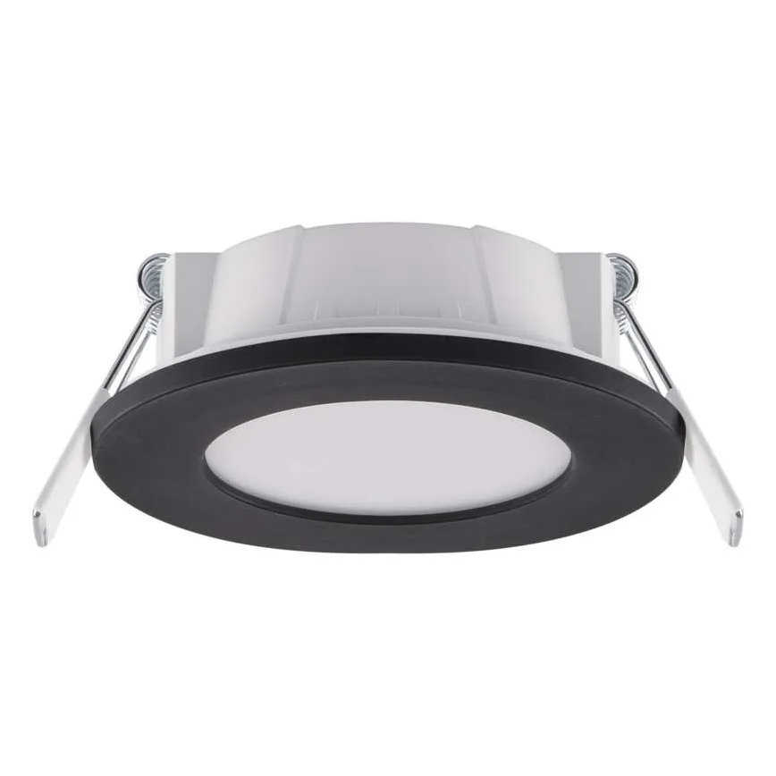 Plafonnier LED pour salle de bain LORI LED/4,5W/230V IP65 2700/4000K Ø 8,5 cm noir