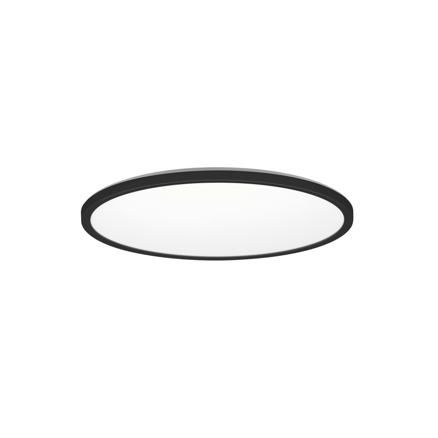 Plafonnier LED pour salle de bain NIVERA LED/24W/230V IP54 3000/4000/6000K Ø 30 cm noir