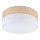 Plafonnier LED SIRJA BOHO/20W/230V/4000K Ø 35 cm beige/blanc
