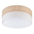 Plafonnier LED SIRJA BOHO LED/20W/230V 4000K diam. 35 cm beige/crème