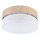 Plafonnier LED SIRJA BOHO LED/20W/230V 4000K Ø 35 cm beige/blanc