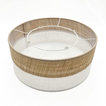 Plafonnier LED SIRJA BOHO/20W/230V/4000K Ø 35 cm beige/blanc