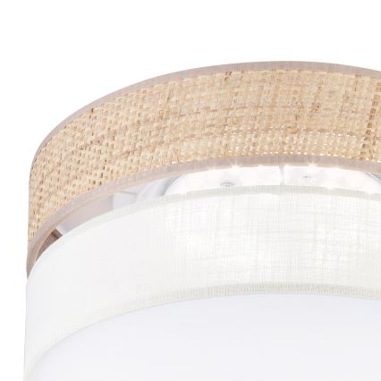 Plafonnier LED SIRJA BOHO LED/20W/230V 4000K Ø 35 cm beige/crème