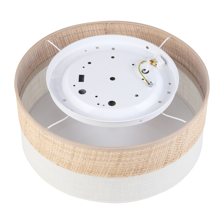 Plafonnier LED SIRJA BOHO LED/20W/230V 4000K diam. 35 cm beige/crème
