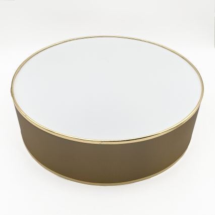 Plafonnier LED SIRJA LED/20W/230V 4000K Ø 35 cm marron/doré