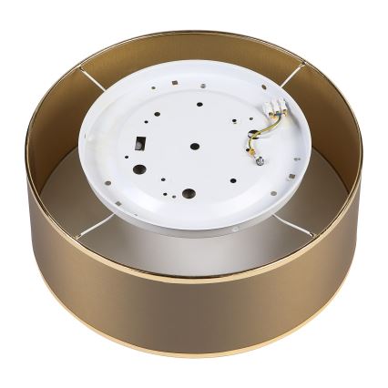 Plafonnier LED SIRJA LED/20W/230V 4000K Ø 35 cm marron/doré