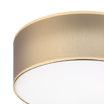 Plafonnier LED SIRJA LED/20W/230V 4000K Ø 35 cm marron/doré