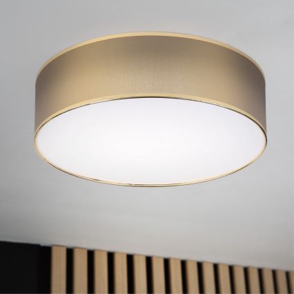 Plafonnier LED SIRJA LED/36 W/230 V 4000 K Ø 45 cm marron/doré
