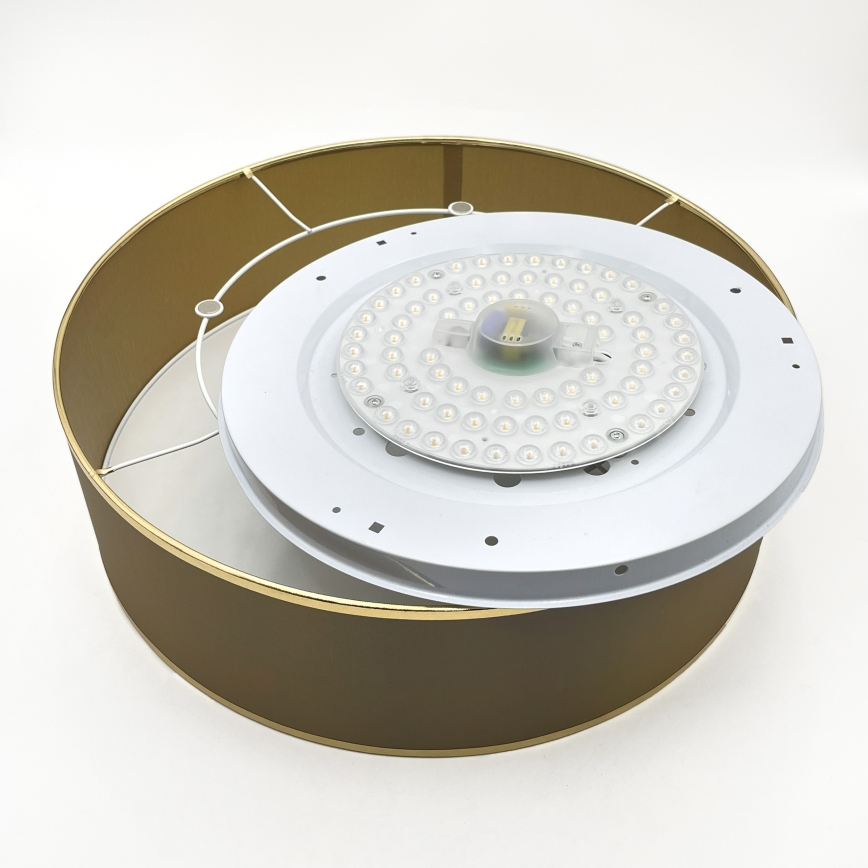 Plafonnier LED SIRJA LED/36 W/230 V 4000 K Ø 45 cm marron/doré