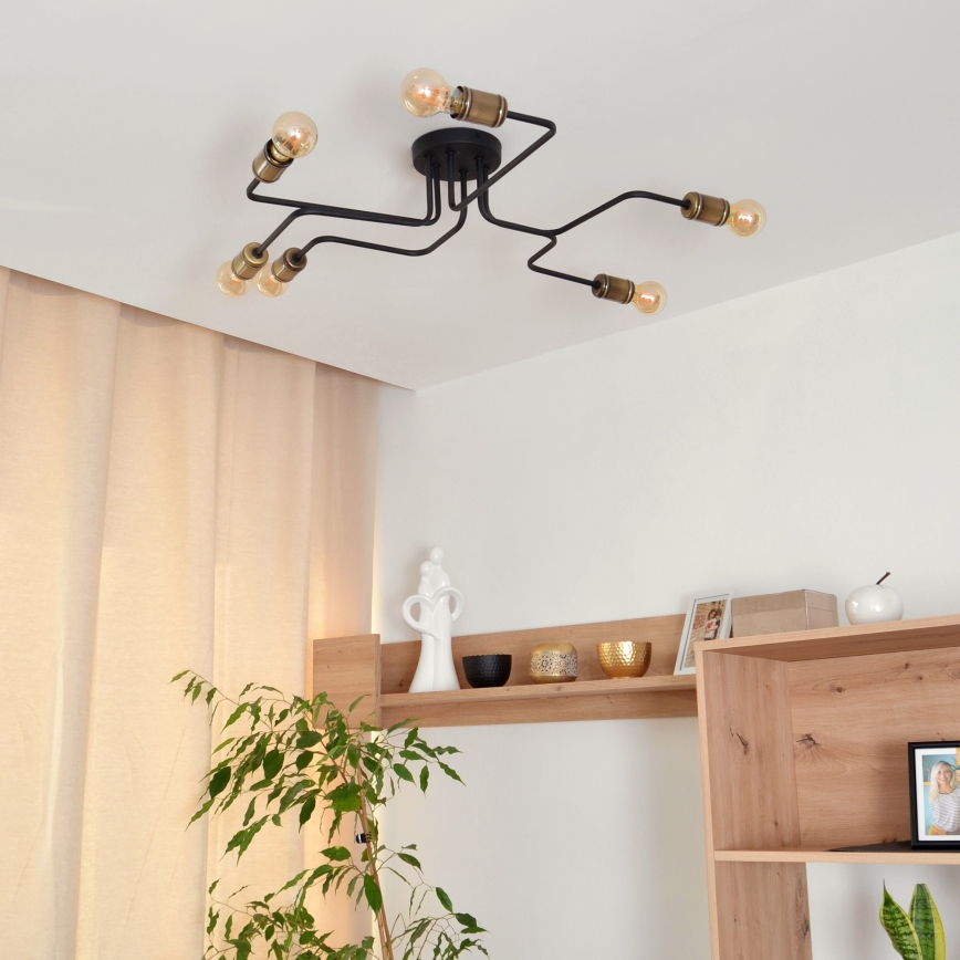 Plafonnier LED TUBE 6xE27/15W/230V