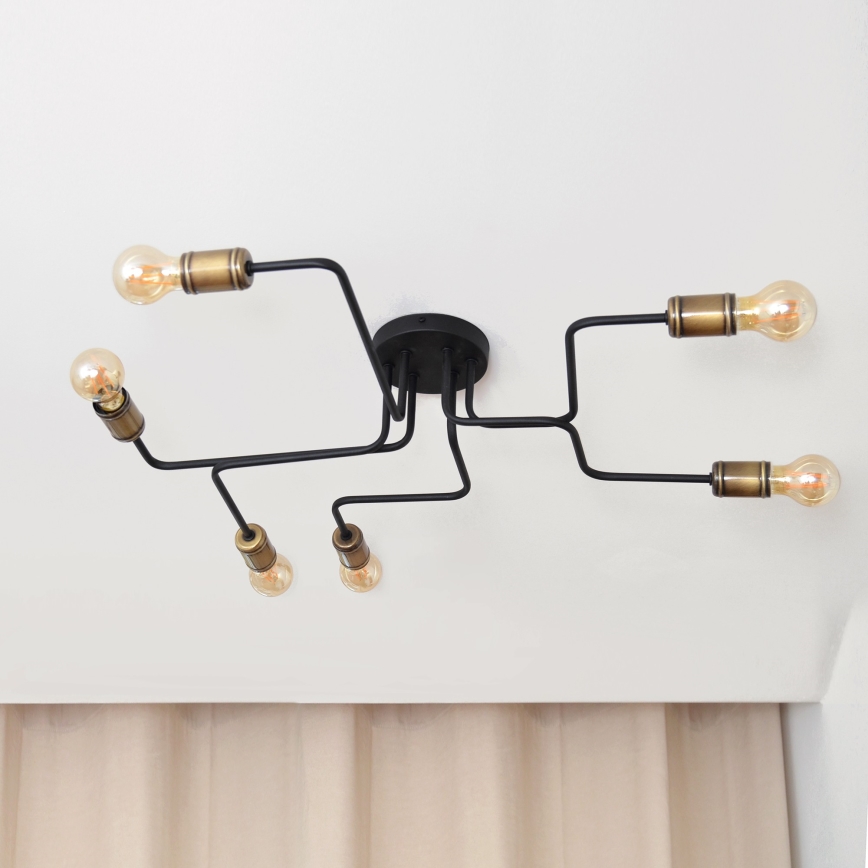 Plafonnier LED TUBE 6xE27/15W/230V