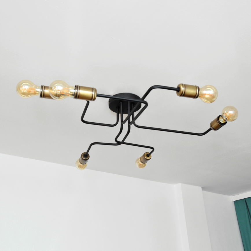 Plafonnier LED TUBE 6xE27/15W/230V