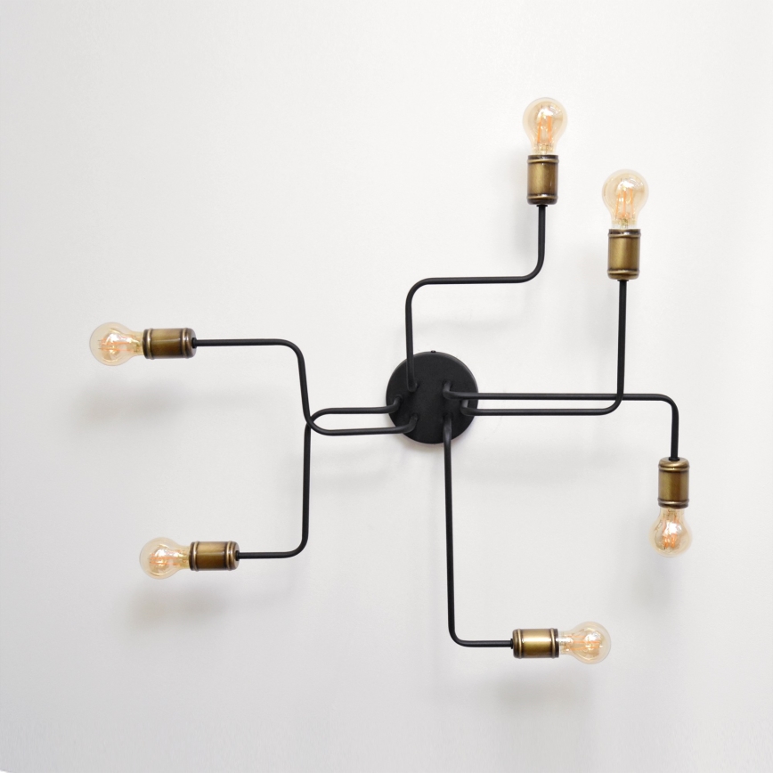Plafonnier LED TUBE 6xE27/15W/230V