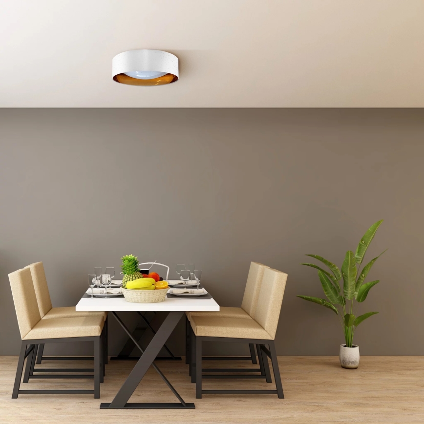 Plafonnier LED TULUZA LED/18W/230V diam. 32 cm blanc
