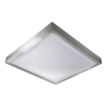 Plafonnier LED VITALI LED/24W/230V 4000K 33x33 cm chrome mat avec détecteur de mouvement et détecteur crépusculaire
