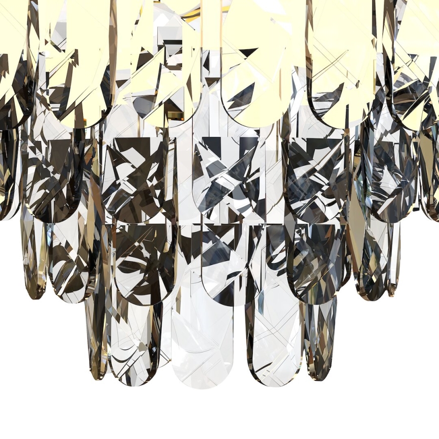 Plafonnier LUXURIA 9xE14/40W/230V d. 48 cm doré