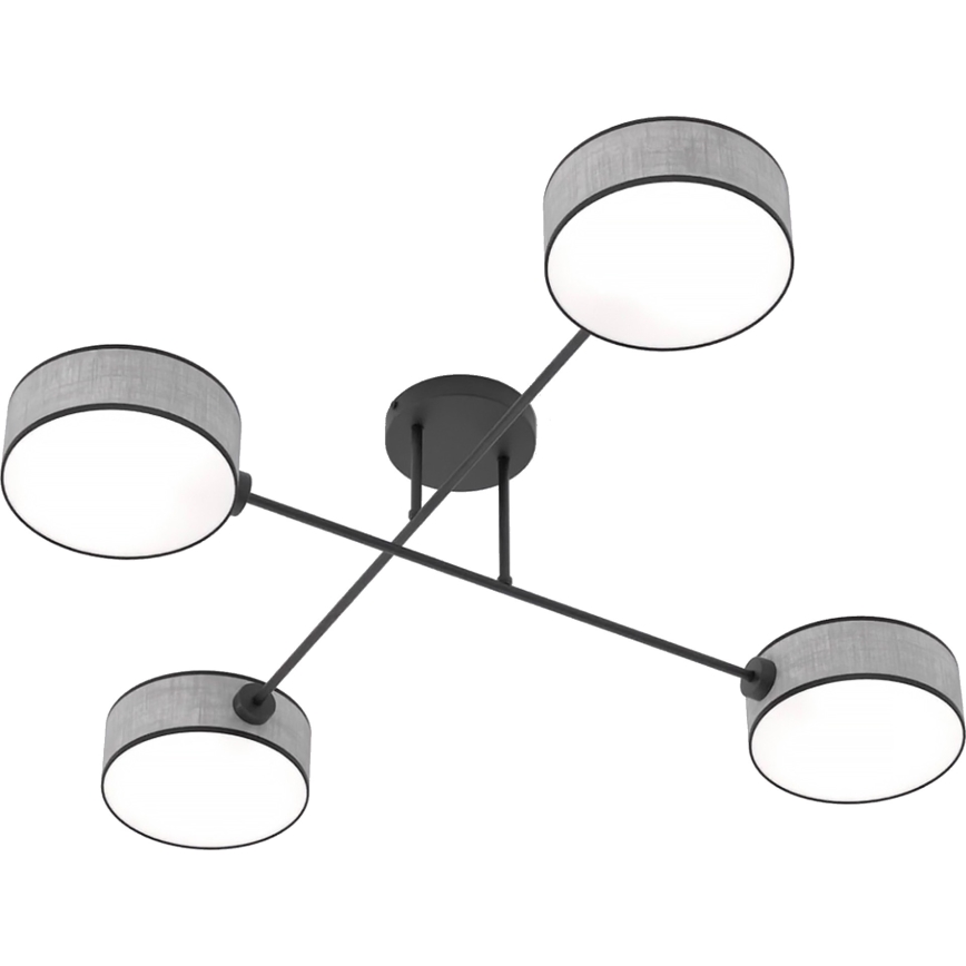 Plafonnier MAGA 4xE14/10W/230V gris