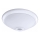Plafonnier MANA 2xE27/40W/230V avec détecteur de mouvement et détecteur crépusculaire, Ø 30 cm, blanc